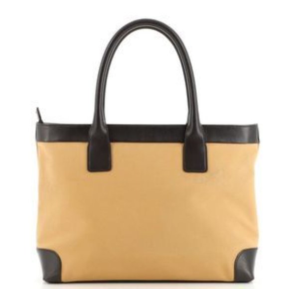 Gucci Vintage Web Tote GG Canvas with Leather Medium Neutral - Picture 3 of 7